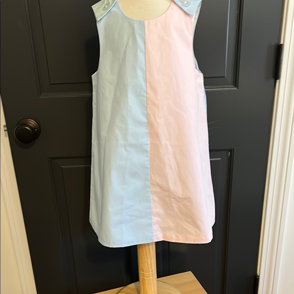 The Beaufort Bonnet Company Pink and Blue Kids Dress